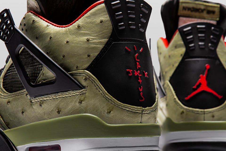 cactus jack green jordans